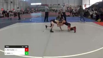 74 lbs Quarterfinal - Alexander Bermudez, Grindhouse WC vs Frank Soliz, Pride WC