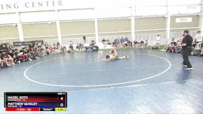 120 lbs Round 1 (8 Team) - Haziel Soto, Washington vs Matthew Quigley, Michigan