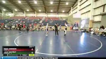 120 lbs Semis & 1st Wrestleback (8 Team) - Kole Johnson, UTAH1 vs Jace Van Pelt, MONTANA2