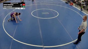 144 lbs Finals (8 Team) - Gavin Pedersen, Grand Island vs Sean Stanton, Lincoln East
