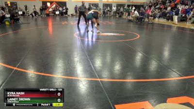 125 lbs Cons. Round 2 - Lainey Drown, Urbandale vs Kyra Nash, Burlington