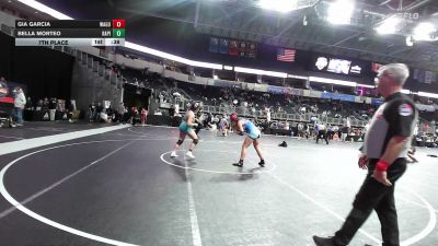 155 lbs 7th Place - Gia Garcia, Wagoner vs Bella Morteo, Rapid City Extreme