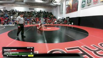 190 lbs Quarterfinal - Dalton Leivian, Eaglecrest A vs James Benedetto, Lewis - Palmer