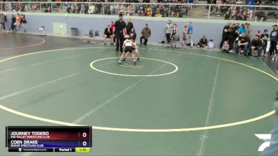 63 lbs Round 1 - Journey Todero, Mid Valley Wrestling Club vs Coen Drake, Rogue Wrestling Club