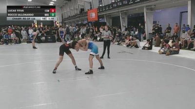 144 lbs Champ. Rd Of 128 - Lucas Titus, Ft Zumwalt South Wrestling vs Rocco Iallonardo, MN Elite