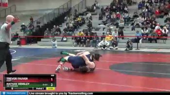 149 lbs Cons. Round 2 - Nathan Hensley, UW-Parkside vs Trevor Fauver, Mary