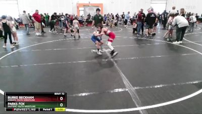 75 lbs Round 4 - Burke Beckham, Knights Youth Wrestling vs Parks Fox, Eastside Youth Wrestling