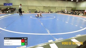 46 lbs Rr Rnd 3 - Korbin Lanik, Funky Singlets vs Waylon Macke, LWA 9U