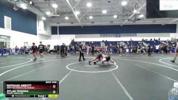 138 lbs Semifinal - Nathaan Abbott, Beat The Streets Los Angeles vs Dylan Magana, Poway Wrestling