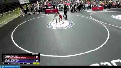 70 lbs Quarterfinal - Caleb Delfin, Lion Of Judah Wrestling Academy vs Aram Galoyan, Red Wave Wrestling