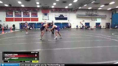 285 lbs Semifinal - Wyatt Wriedt, Loras vs Zachary Finn, Cornell College