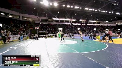 150 lbs Quarterfinal - Pierce Jones, Woodinville vs Miles Price, Ballard