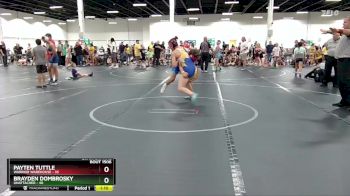 130 lbs Quarterfinal - Payten Tuttle, Warrior Warehouse vs Brayden Dombrosky, Unattached