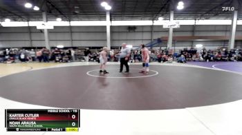 115 lbs Cons. Round 2 - Karter Cutler, Challis Black Hearts vs Noah Arausa, South Hills Middle School