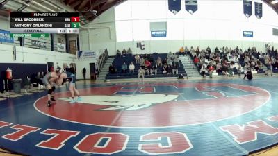 149 lbs Semifinal - Anthony Orlandini, St. Vincent College vs Will Brodbeck, Hiram
