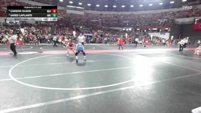 130 lbs Champ. Round 2 - Jared LaPlante, Askren Wrestling Academy vs Carson Olson, Medford