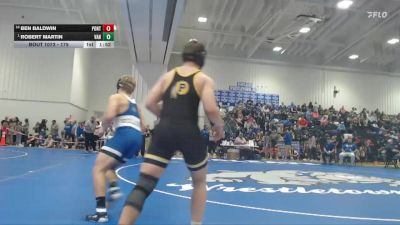 175 lbs Champ. Round 1 - Robert Martin, Vancleave High School vs Ben Baldwin, Pontotoc City