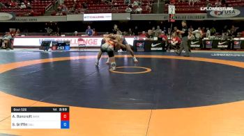 74 kg Quarterfinal - Aaron Bancroft, Backyard Wrestling Club vs Shane Griffith, California Regional Training Center (CRTC)