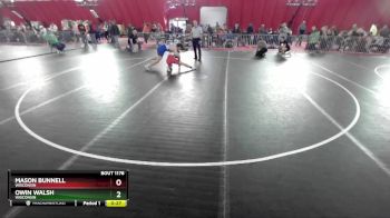 150 lbs Cons. Round 4 - Owin Walsh, Wisconsin vs Mason Bunnell, Wisconsin