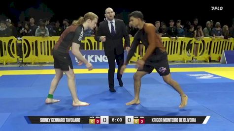 Krigor Monteiro De Oliveira vs Sidney Gennaro Tavolaro 2025 Pan IBJJF Jiu-Jitsu No-Gi Championship