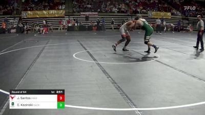 174 lbs Round Of 64 - Junior Santos, Puerto Rico - Rio Piedras vs Casper Kazinski, Sacramento State