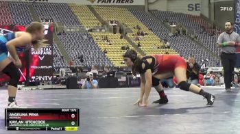 130 lbs 1st Place Match - Kaylan Hitchcock, Lawrence Elite Wrestling Club vs Angelina Pena, Michigan