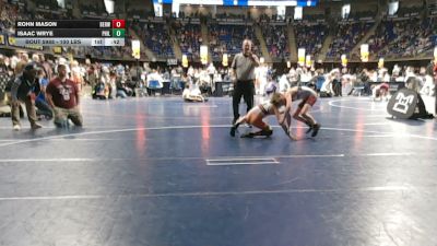 100 lbs Consy 3 - Rohn Mason, Berwick vs Isaac Wrye, Philipsburg Osceola