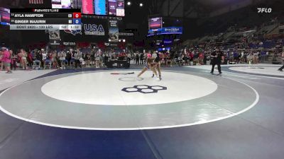 130 lbs Champ. Rd Of 32 - Ayla Hampton, CO vs Ginger Majurin, MI