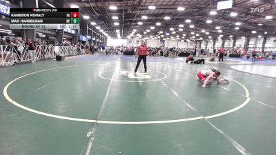 90 lbs Round Of 32 - Kameron Rohaly, PA vs Max Hanselman, NY