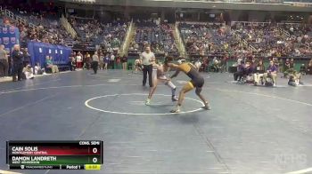 3A 126 lbs Cons. Semi - Damon Landreth, West Henderson vs Cain Solis, Montgomery Central