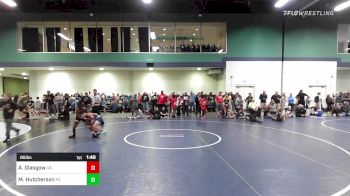 85 lbs Quarterfinal - Ashton Glasgow, GA vs Marco Hutcherson, PA