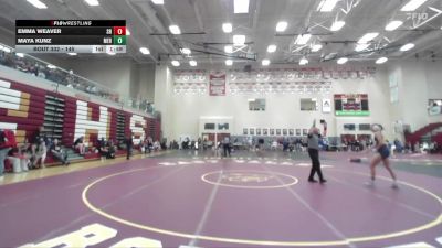 145 lbs Champ. Round 2 - Maya Kunz, Meridian vs Emma Weaver, Southridge