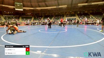 Semifinal - Zaiden Jones, Roland Youth League Wrestling vs Wilson Navas, Henryetta Knights Wrestling Club