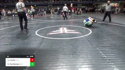 90 lbs Rd 6 - Consi Of 4 - Jagger Locke, North East vs Harper Eschleman, Berks Catholic