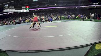 D4-165 lbs Cons. Round 2 - Noah Adams, Saginaw Michigan Lutheran Seminary vs Karson Tweh, St Louis