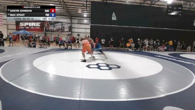 92 kg Cons. Rd Of 16 - Austin Johnson, Cowboy RTC vs Mac Stout, Pittsburgh Wrestling Club