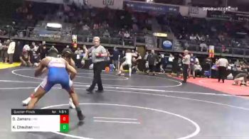 133 lbs Quarterfinal - Omar Zamora, LPGE-Browerville vs Karandeep Chauhan, Takedown Express Wrestling Club