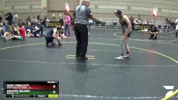 118 lbs Round 3 (4 Team) - Mary Prescott, Beast Mode WA Green vs Kristen Nelson, BadBass