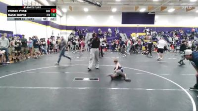 45/50 Round 3 - Masai Oliver, Summerville Take Down vs Parker Price, Grizzlies Wrestling Club