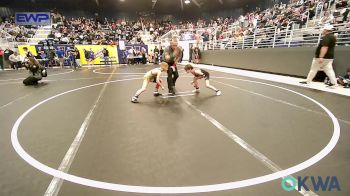 58 lbs Final - Weston Myers, Pawhuska Elks Takedown vs Hayden Wenetshlager, Salina Wrestling Club