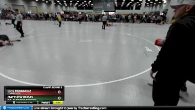 175 lbs Champ. Round 2 - Matthew Kubas, Built By Brunson Wrestling vs Cris Menendez, Connecticut