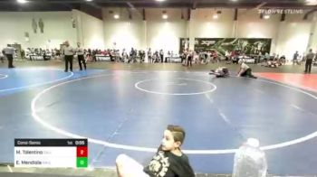 102 lbs Consolation - Marcus Tolentino, California Grapplers vs Elias Mendiola, NM Gold