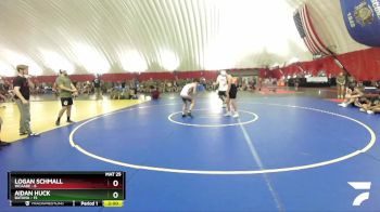 132 lbs Placement Matches (16 Team) - Aidan Huck, Batavia vs Logan Schmall, WCAABE