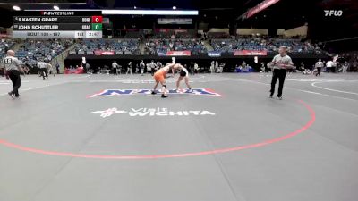 197 lbs Champ. Round 1 - 5 Kasten Grape, Doane vs John Schuttler, Graceland