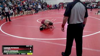 139 lbs Semifinal - Edwyn Gonzalez, Atwater-Cosmos-Grove City vs Connor Peterson, Maple Grove
