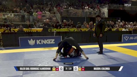 Mason A Salonga vs Kaleb Saul Rodriguez Almodovar 2025 Pan Kids Jiu-Jitsu IBJJF Championship