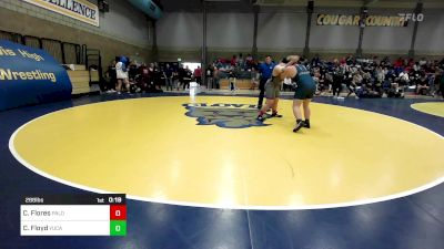 288 lbs Consi Of 16 #1 - Chris Flores, Paloma Valley vs Caleb Floyd, Yucaipa