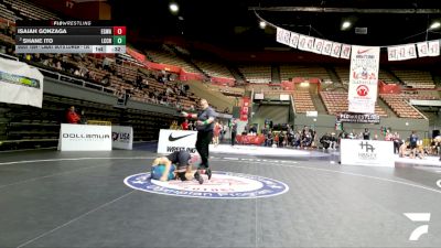 Cadet Boys Lower - 120 lbs Cons. Round 7 - Isaiah Gonzaga, Elk Grove Wrestling Academy vs Shane Ito, La Costa Canyon High School Wrestling