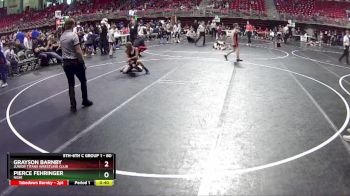 80 lbs Semifinal - Pierce Fehringer, NGSE vs Grayson Barnby, Junior Titans Wrestling Club