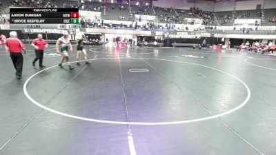 215 lbs Bryce Seefeldt, Coleman vs Aaron Dunigan, Gale-Ett.-Tremp/Melrose-Min